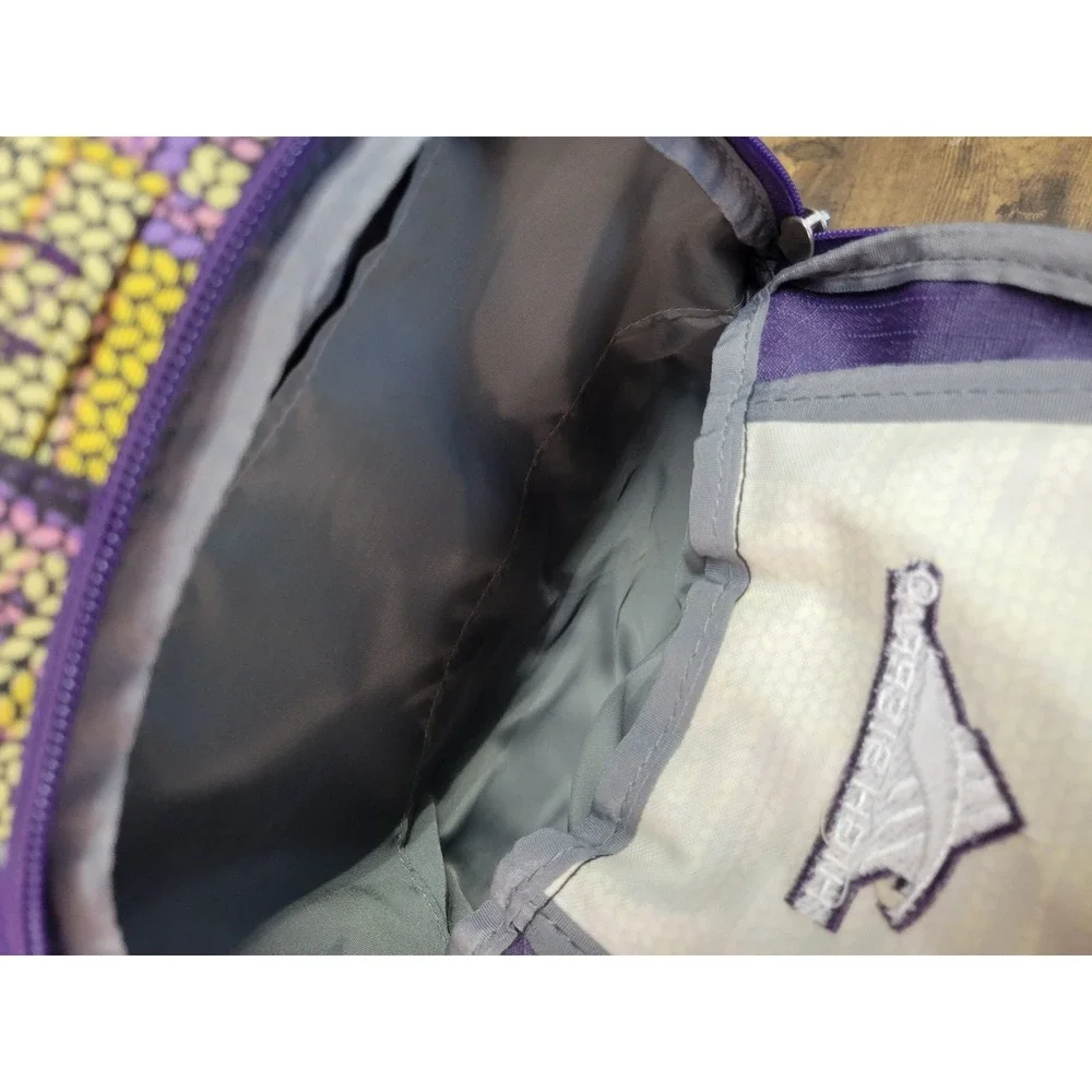 High Sierra‎ Purple Backpack Wheeled Rolling Laptop Travel School Bag